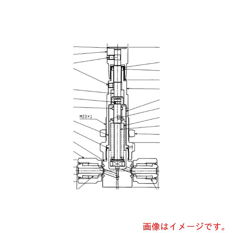 フジキン(Fujikin) SUS鋼製ベローズバルブ_0.98MPa_FUBFN-71M 【品番:FUBFN-71M-6.35-2-BR#A-UP】