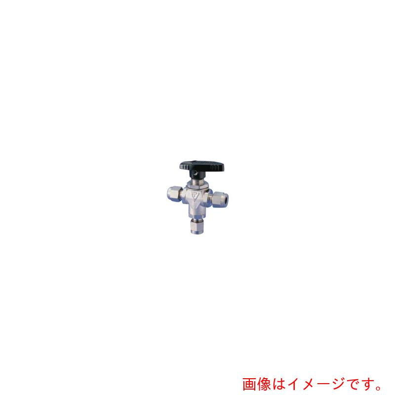 フジキン（Fujikin）　ステンレス鋼製　パネルマウント式３方ボールバルブ４．９ＭＰａ＿ＰＵＢＶＴ－９５　【品番：PUBVT-95-10-V】 25,541円