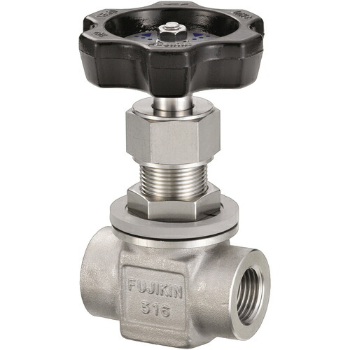 フジキン（Fujikin）　ＳＵＳ鋼製ニードルバルブ　外ねじ式４２ＭＰａＰＵＳ－１４２　【品番：PUS-142PD】