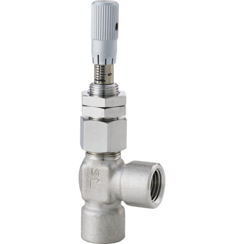 フジキン（Fujikin） 超一つまみ自然調整ＣＶ値０．０１５ ＳＵＳ鋼製針弁膜 ３．９２ＭＰａ ＵＮ－３４Ｍ－Ｓ 【品番：UN-34MA-S-R】