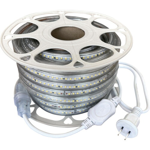 富士倉　両面発光ＬＥＤロープライト　１０Ｍ　白色　【品番：FRL-W10M-W】