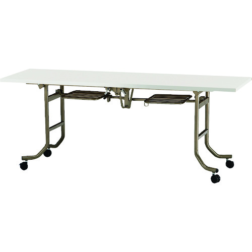 【別途送料あり】藤沢工業　ＴＯＫＩＯ　折畳み式フライトテ－ブル　１８００Ｘ４５０ｍｍ　アイボリー　【品番：FLTS-1845 IV】