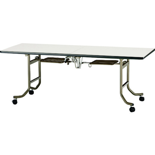 【別途送料あり】藤沢工業　ＴＯＫＩＯ　折畳み式フライトテ－ブル　１８００Ｘ７５０ｍｍ　アイボリー　【品番：FLTS-1875 IV】