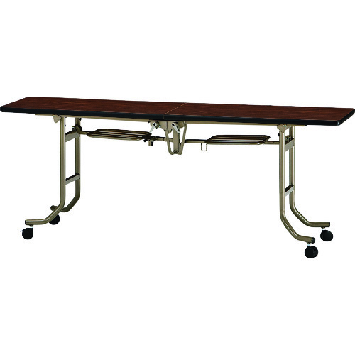 【別途送料あり】藤沢工業　ＴＯＫＩＯ　折畳み式フライトテ－ブル　１８００Ｘ７５０ｍｍ　ローズ　【品番：FLTS-1875 R】