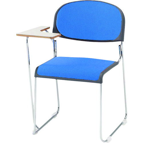 【別途送料あり】藤沢工業　ＴＯＫＩＯ　ミーティングチェア　メッキ脚　クリアブルー　【品番：FNM-10T CBL】