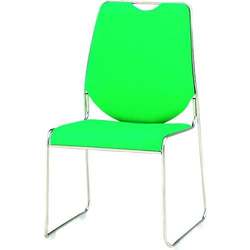 【別途送料あり】藤沢工業　ＴＯＫＩＯ　ミーティングチェア　ステンレス脚　クリアグリーン　【品番：FSC-50 CGN】 26,977円