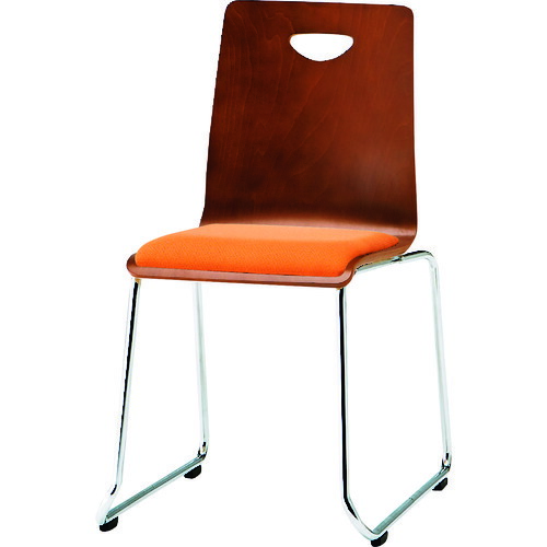 【別途送料あり】藤沢工業　ＴＯＫＩＯ　リフレッシュチェア　ループ脚　オレンジ　【品番：RM-L2 OR】 27,194円