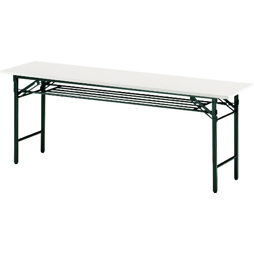 【別途貨物輸送あり】藤沢産業 ＴＯＫＩＯ 折りたたみ一覧表 棚付 １５００×６００粍 象牙色 象牙色 【品番：T-1560】
