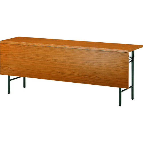 【別途送料あり】藤沢工業　ＴＯＫＩＯ　折りたたみテーブル　パネル付　１８００×４５０ｍｍ　チーク　チーク　【品番：T-1845PN】