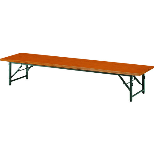 【別途送料あり】藤沢工業　ＴＯＫＩＯ　折りたたみ座卓テーブル　１８００×６００ｍｍ　チーク　【品番：TB-1860 T】