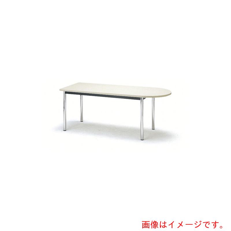 【別途送料あり】藤沢工業　ＴＯＫＩＯ　ミーティングテーブル　半楕円型　１８００Ｘ７５０　メープル　【品番：TC-1875U MP】
