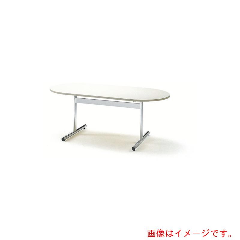 【別途送料あり】藤沢工業　ＴＯＫＩＯ　ミーティングテーブル　楕円型　２１００Ｘ１０５０　ローズ　【品番：TT-2105RS RO】｜住設プロ　店