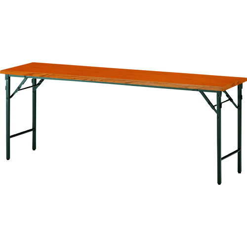 【別途送料あり】藤沢工業　ＴＯＫＩＯ　折りたたみテーブル　１２００×６００ｍｍ　チーク　チーク　【品番：TW-1260TN】