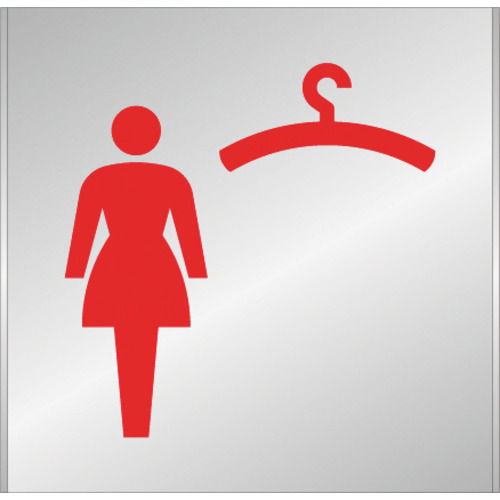 【別途送料あり】フジタ　アルミプレート　ＦＴ１５０Ａ（女子更衣室）　【品番：FT150A-18-119】｜住設プロ　店 7,979円