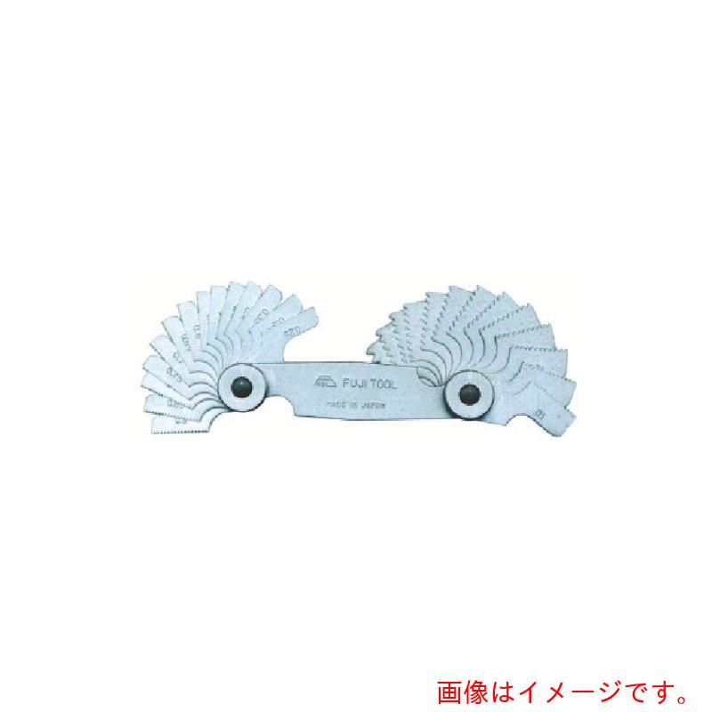 フジツール　ピッチゲ－ジ　測定サイズ４～６２山（５５°）＆０．２５～６．０ｍｍ（６０°）　【品番：NO.163】