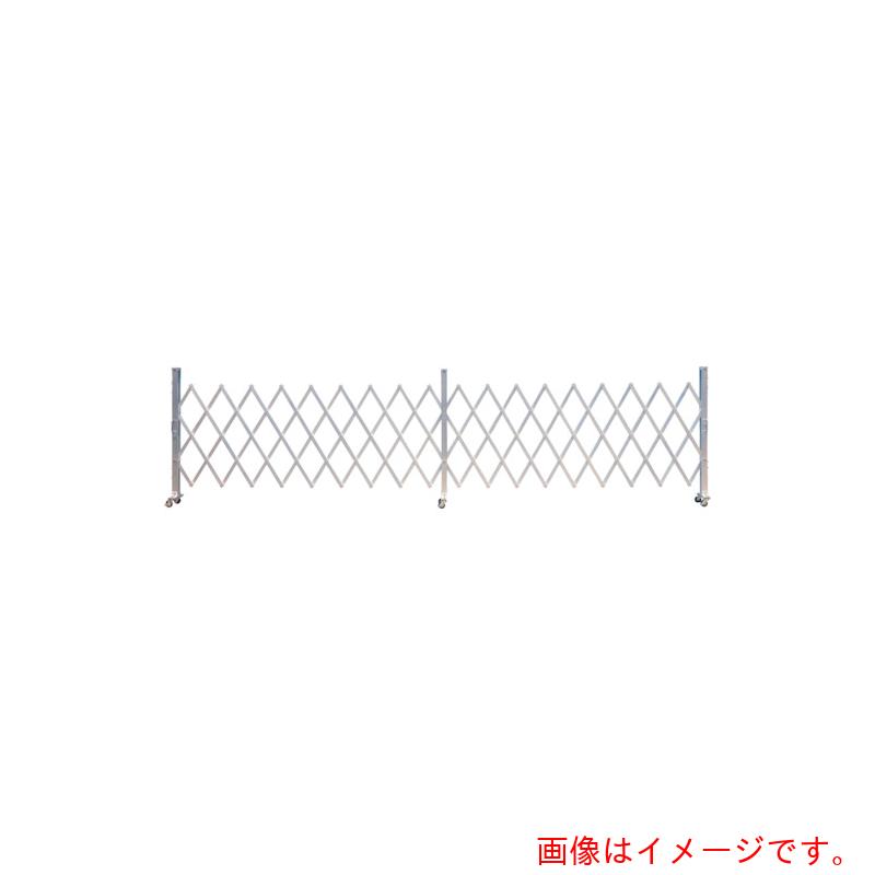【別途送料あり】ゲート工業　アルミクロスゲート　”Ｋゲート”　高さ１．５ｍ×幅２．７ｍ　片開き　【品番：AKS-27-0】