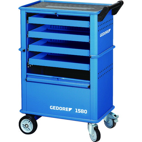 【別途貨物輸送あり】GEDORE 物の具路面電車 抽き出し４段 ４５ｘ４ 【品番：6627550】