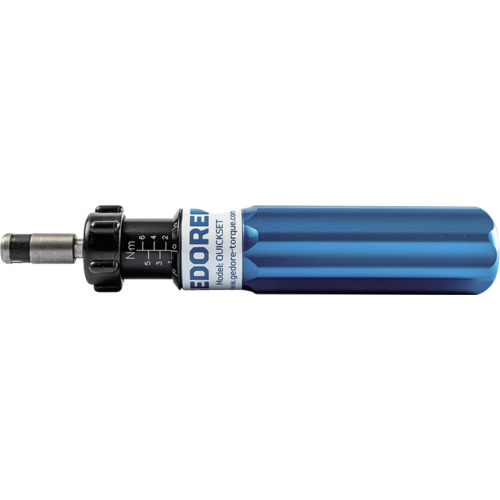 GEDORE　プレセット型トルクドライバー　ＱＳ６　ＦＨ　ＢＬＵＥ　【品番：7718130】