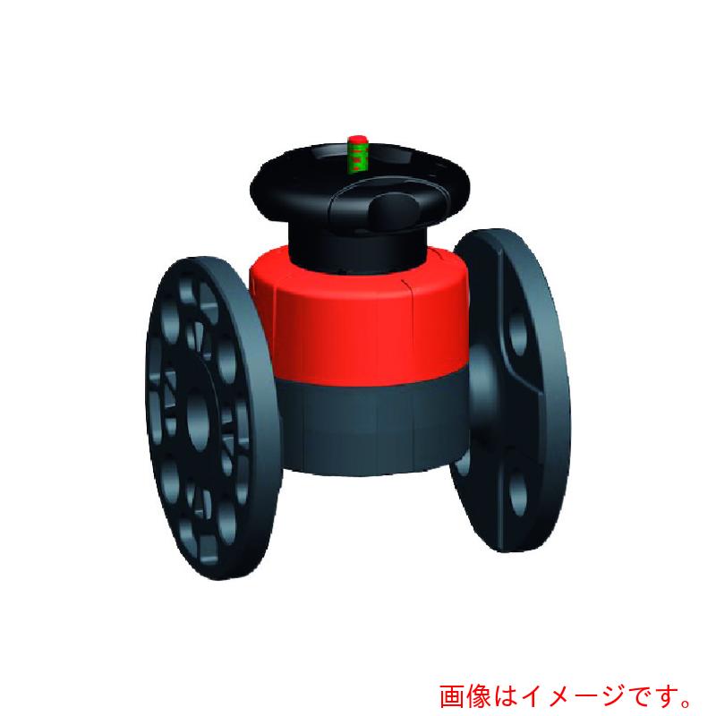 ジョージフィッシャー（Georg Fischer）　手動ダイヤフラムバルブ　ＰＶＣ／ＰＴＦＥ　Ｆ式　４０Ａ　【品番：161517936】