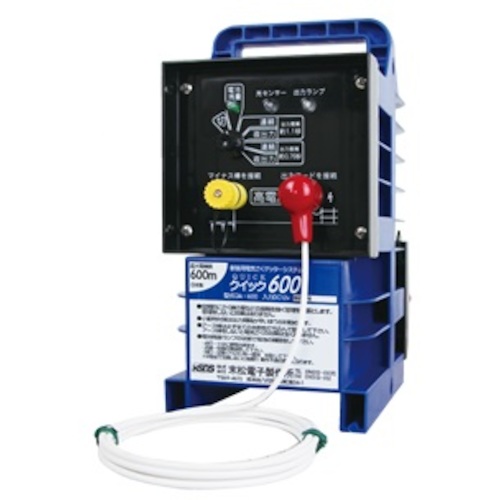 末松電子製作所　電気さく本器　クイック６００（Ｑｉｋ－６００）　【品番：125-671257】