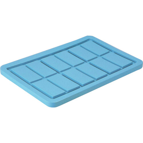 【別途貨物輸送あり】岐阜プラスチック工業 ＲＩＳＵ 大型脂ボックス席 １００１６６ 百貨店ＢＯＸ５００Ｌ蓋 【品番：500LF】