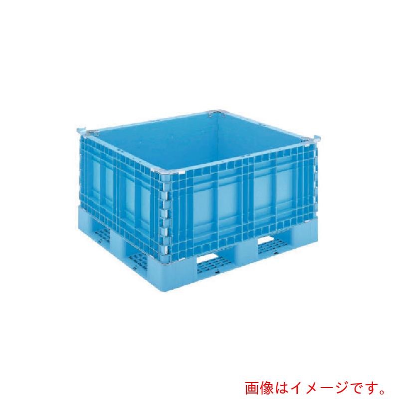【別途送料あり】岐阜プラスチック工業 RISU 樹脂製 378299 パレットボックスBJ−S・1210x651段固定式 青 【品番:BJ-S-1210X65】|住設プロ 店