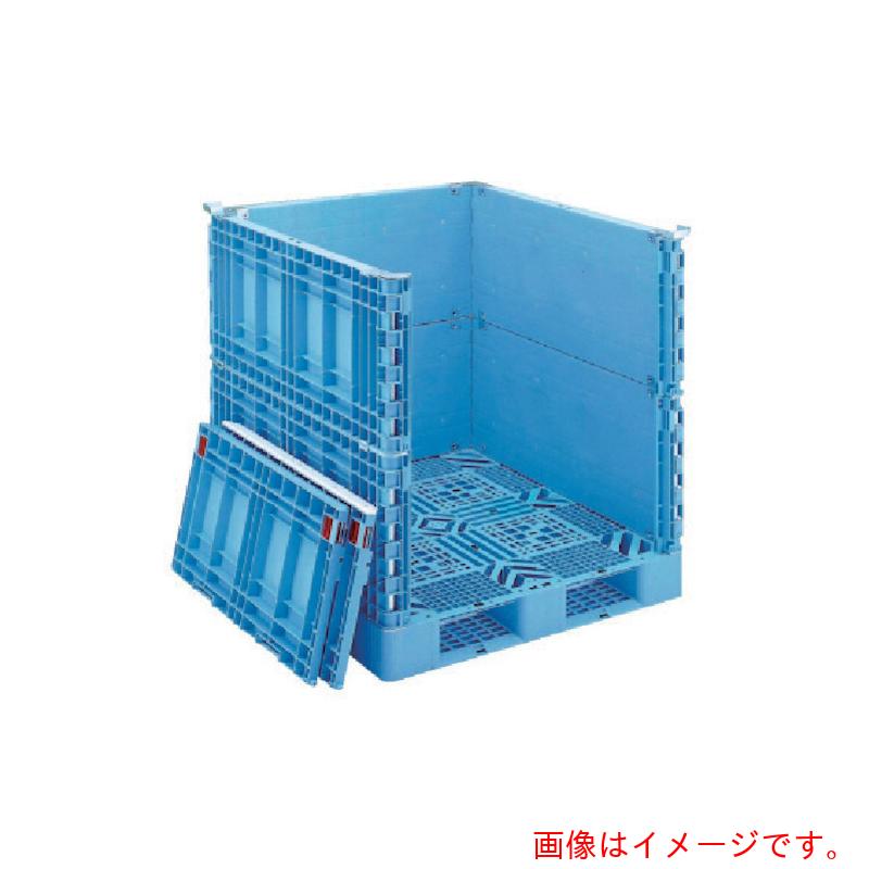 【別途貨物輸送あり】岐阜プラスチック工業 ＲＩＳＵ 脂製 ３７８７３２ 調色板ボックス席ＢＪ－Ｓ・１２１１ｘ１１５２段上下一面扉１１青碧 【品番：BJ-S1211X115-UDS11】