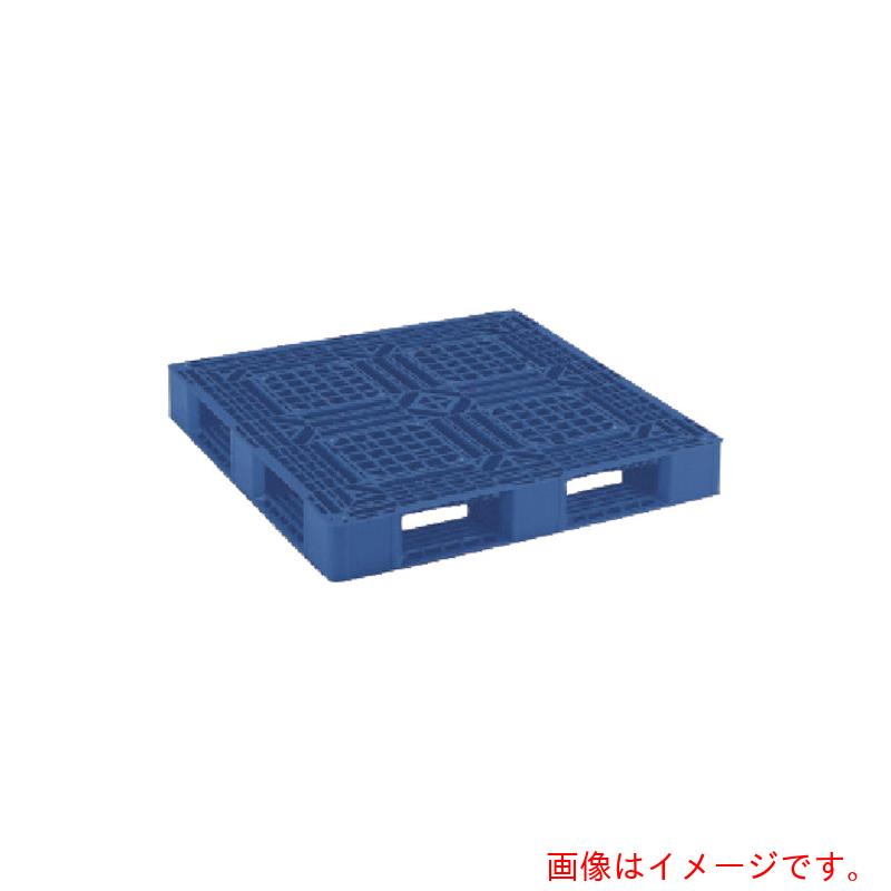 【別途貨物輸送あり】岐阜プラスチック工業 ＲＩＳＵ 再利用調色板 ４９０７７９ ＪＬ－Ｄ４・１１１１Ｆ片面四方差し平置き制限事項 うす暗い青色 【品番：JL-D4.1111F】