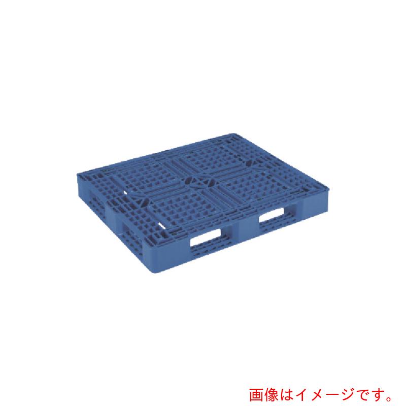 【別途貨物輸送あり】岐阜プラスチック工業 ＲＩＳＵ 再利用調色板 ５２２５３１ ＪＬ－Ｄ４・１２１０Ｇ片面四方差し平置き制限事項 うす暗い青色 【品番：PALJLD4-1210G】