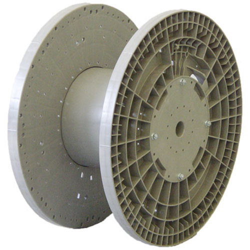 【別途送料あり】岐阜プラスチック工業　ＲＩＳＵ　電線ドラム　５２４８３２　ＰＬ４－７グレ－　【品番：PL4-7】