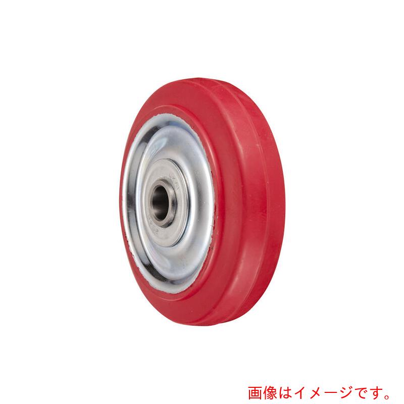 岐阜産研工業　ウカイ（UKAI）　中荷重用鋼板製赤ゴム車輪　車輪径２５０ｍｍ　【品番：SR-250】｜住設プロ　店 7,005円