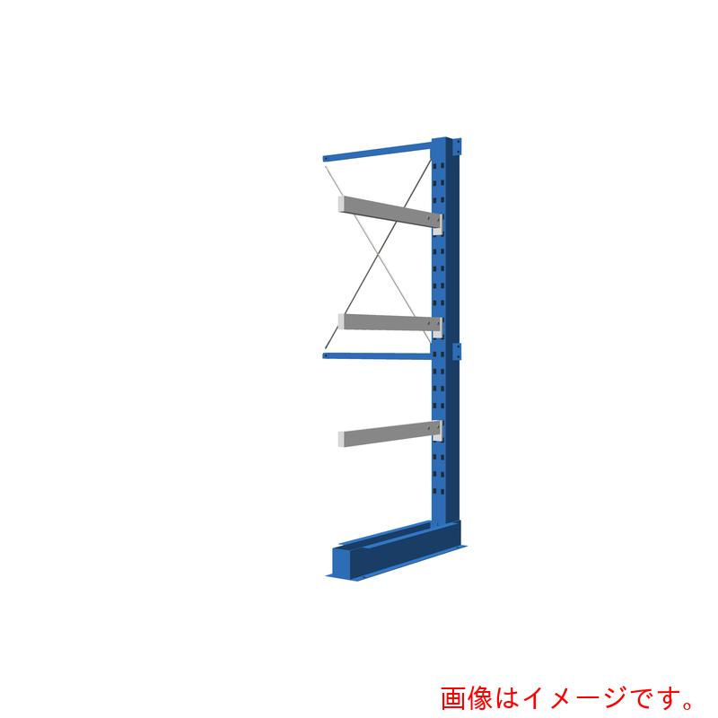 【別途送料あり】ゴーリキ（GORIKI）　バーラック　長尺ラック　ピッカー３００（軽量用）　片側連結　Ｈ１８００×間口１５００×奥行７５５ｍｍ　３段（アーム２本）　【品番：BL30-R181560-2】