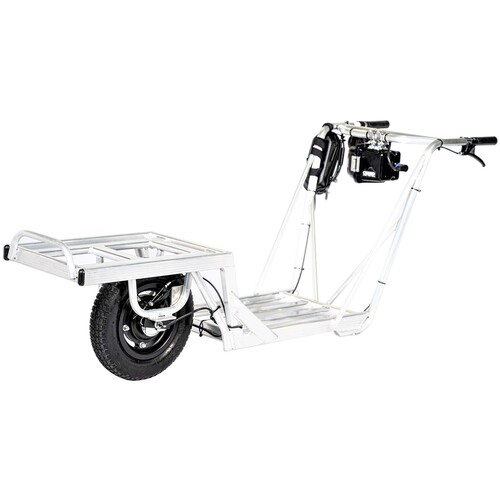 【別途貨物輸送あり】グリーンクロス Ｅ－ｃａｔ ｋｉｔ２ 容れもの用軽銀電動手押し車（乾電池，申し受ける器有りの実） 【品番：1129701013】
