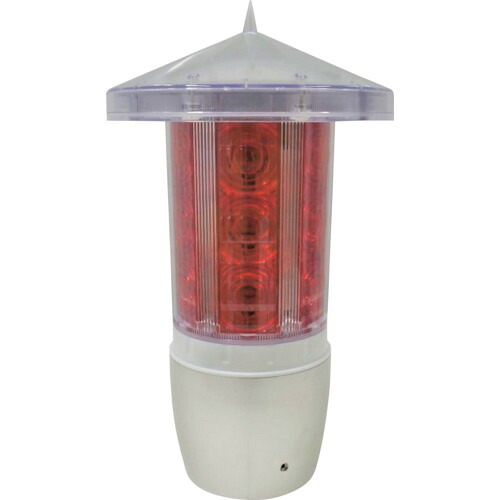 グリーンクロス ソーラー式ＬＥＤ回転させる灯 ソラカ ＪＳＬ－１８Ｒ 【品番：6300021924】 花・ガーデン・DIY-その他-安全・保護用品
