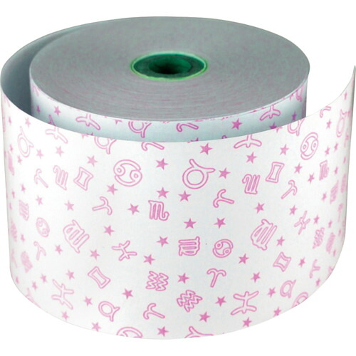 グリーンクロス　ファンシーレジ用紙　５８ｍｍ幅　星座　ピンク　２０巻入り　【品番：6300028055】
