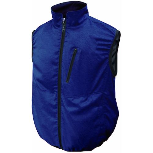 グリーンクロス　ＭＥＳＨ－ＢＲ－１２０３－１空調ベストフルハーネス対応服のみ杢ネイビーＬＬ－ＸＬ　【品番：6300028693】