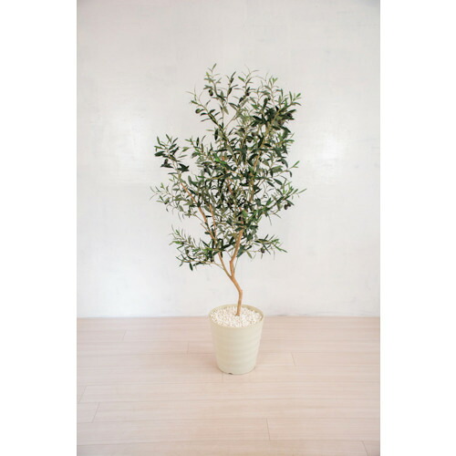 【別途貨物輸送あり】グリーンクロス 人工あずま屋／人工観葉草木 オリーブ １６０ｃｍ 【品番：6300028788】