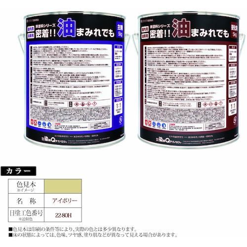 グリーンクロス　床塗料シリーズ　密着！！油まみれでも　１０ｋｇセット　アイボリー　【品番：6300030870】