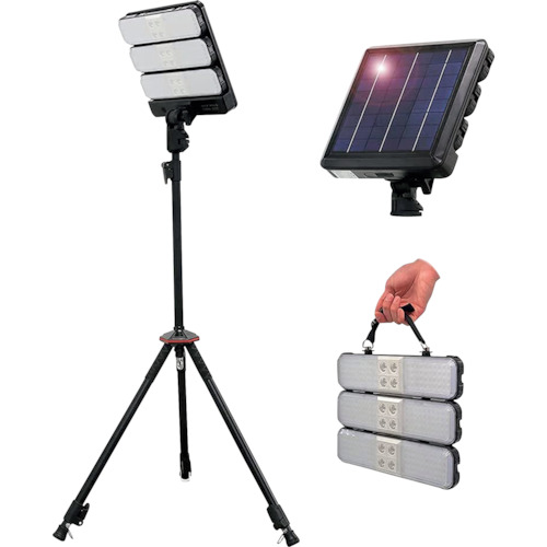 グリーンクロス　トランスフォーＭＡＮ　ソーラー＆ＡＣ充電　４５Ｗ　三脚付き　分割可　ＴＹＨ&minus;４０００Ｔ　【品番：6300031476】｜住設プロ　店