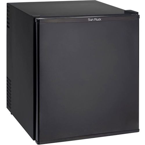 グリーンクロス　ミニ冷蔵庫　４８Ｌ　ペルチェ式　無音　３段階温度調節　仕切り棚の調節可　ＢＫ　【品番：6300051863】