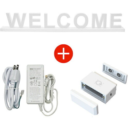 グリーンクロス ＬＥＤ電飾息吹き ａｂｃＭＩＸ 磁石繋ぎ合わせる手合い 文字記号書き割り 「ＷＥＬＣＯＭＥ」 【品番：6300051921】
