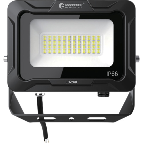 グリーンクロス　ＬＥＤ投光器　２０Ｗ　５０００Ｋ昼白色　耐熱　【品番：6300054376】