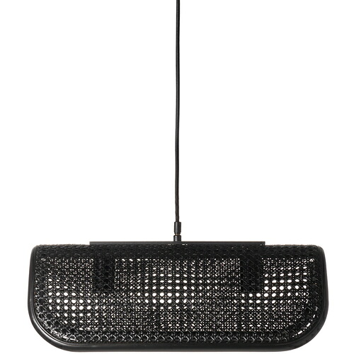 グリーンクロス　天井照明　ＲＡＴＴＡＮ　ＰＥＮＧＡＮＴ　ＬＡＭＰ　２ＢＵＬＢ　ＢＫ　【品番：6300054613】