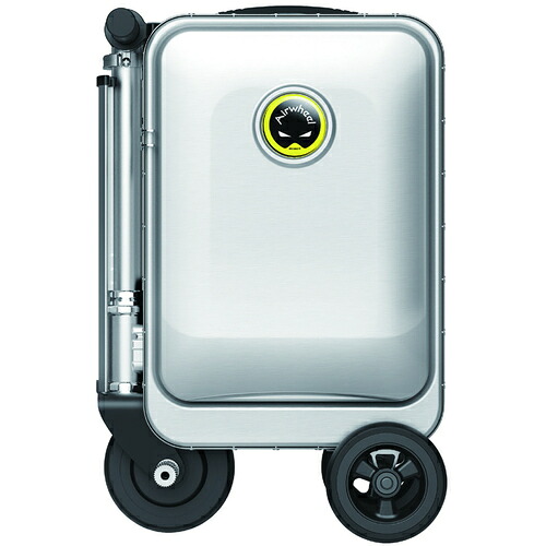 グリーンクロス Ａｉｒｗｈｅｅｌ ＲＯＢＯＴ 電動かっこ良い旅行バッグ 辰巳３Ｓ真似形 しろがね色 【品番：6300056272】