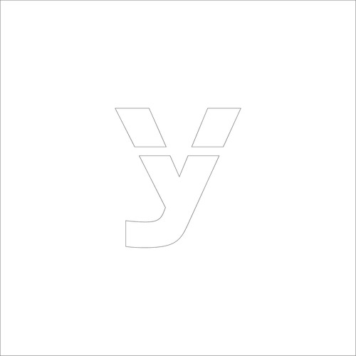 グリーンクロス　吹付けプレート　ステンシル　文字高３００　アルファベット小文字ｙ　マグネット　【品番：6300064577】 4,757円