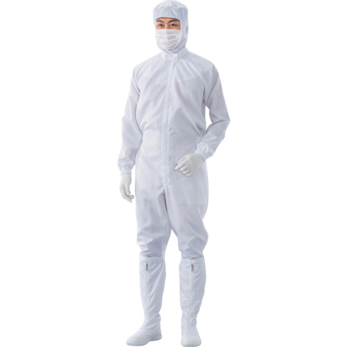 【別途送料あり】ガードナー　ＡＤＣＬＥＡＮ　コンポジット続服　男女兼用　ホワイト　５Ｌ　【品番：CP1050-1-5L】