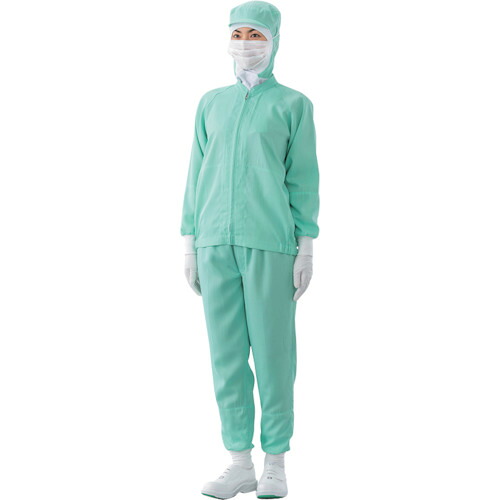 【別途送料あり】ガードナー　ＡＤＣＬＥＡＮ　ドライフィール上着　男女兼用　グリーン　Ｌ　【品番：CR2018-3-L】