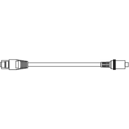 GUGEN　ＰＵＳＨＬＯＧ　三菱電機ＰＬＣ　Ｑシリーズ　ＣＰＵ直結ケーブル（２ｍ）　【品番：OP-C101】