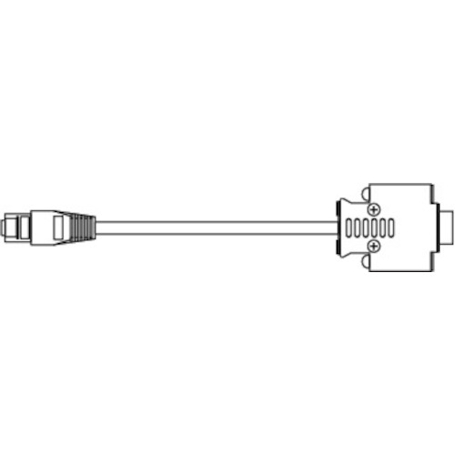 GUGEN　ＰＵＳＨＬＯＧ　キーエンスＰＬＣ　ＫＶシリーズ　ＫＶ－Ｌ２０Ｖ／２１Ｖ接続ケーブル（２ｍ）　【品番：OP-C202】