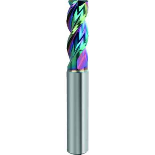 グーリングジャパン（GUHRING）　アルミ用３枚刃高能率エンドミル　レギュラー　Ｃａｒｂｏ＋コート　コーナーＲ付き　１２ｍｍ　【品番：8246 12.020】